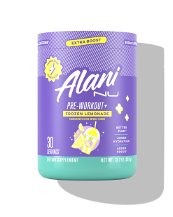 Alani Nu Featured pre-workout+ - frozen lemonade
