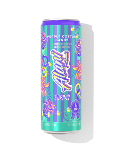 Alani Nu Featured energy drink - purple cotton candy